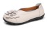 Damenballerinas mit Blume J3225 creme