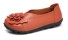 Damenballerinas mit Blume J3225 orange