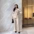 Damenblazer und Hose B967 beige