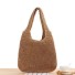 Damenhandtasche aus Stroh M1374 braun