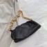 Damenhandtasche mit Goldkette schwarz