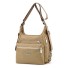 Damenhandtasche und Rucksack 2 in 1 khaki