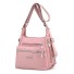 Damenhandtasche und Rucksack 2 in 1 rosa