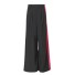 Damenhose mit Streifen rot