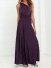 Damenkleid J3268 dunkelviolett