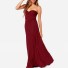 Damenkleid J3268 weinrot