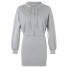 Damenkleid und Sweatshirt grau