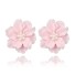 Damenohrringe Blumen H754 rosa