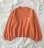 Damenpullover G349 orange