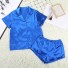 Damenpyjama P2588 blau