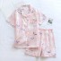 Damenpyjama P2706 rosa