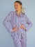 Damenpyjama P2748 grau