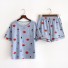 Damenpyjama P2760 blau