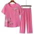 Damenpyjama P2778 rosa