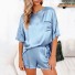 Damenpyjama P2836 hellblau