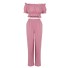 Damenpyjama P2854 rosa