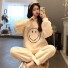 Damenpyjama P2876 creme