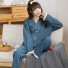 Damenpyjama P2963 blau