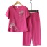 Damenpyjama P2979 fuchsia