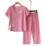 Damenpyjama P2979 rosa