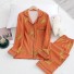 Damenpyjama P3039 orange