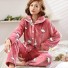 Damenpyjama P3140 altrosa