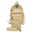 Damenrucksack mit Zubehör beige