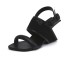 Damensandalen in schönem Design schwarz