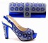 Damenset - Pumps und eine Tasche blau