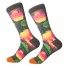 Damensocken mit Blumen 5