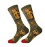 Damensocken mit Blumen 8