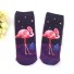 Damensocken mit Flamingos 10