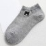 Damensocken mit Katze – 3 Paar grau