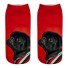 Damensocken mit lustigen Hunden 7