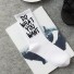 Damensocken mit lustiger Aufschrift weiß