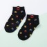 Damensocken mit Puppen schwarz