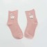 Damensocken mit Tieren rosa