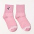 Damensocken mit Vögeln rosa