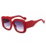 Damensonnenbrille E1387 rot