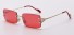 Damensonnenbrille E1663 rot