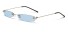 Damensonnenbrille E1767 hellblau