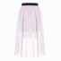 Dámska asymetrická sukňa A1905 biela
