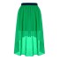 Dámská asymetrická sukně A1905 zelená