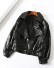Dámská bunda z umělé kůže P2035 černá
