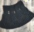 Dámska čipkovaná mini sukňa čierna