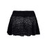 Dámska čipkovaná mini sukňa G7 čierna