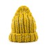 Damska czapka zimowa z dzianiny Sophie żółty