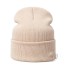 Damska czapka zimowa z kółkami khaki