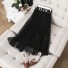 Dámska dlhá skladaná sukňa A1914 čierna