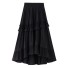 Dámska dlhá sukňa s volánikmi čierna